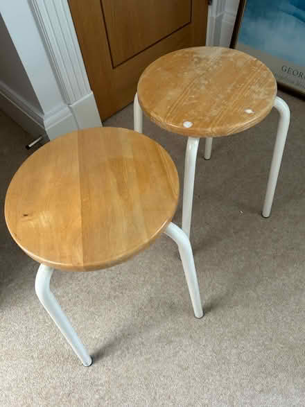 Photo of free 2 small stools, 45cm high (Wokingham RG40) #2