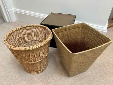 Photo of free 3 brown waste paper bins (Wokingham RG40) #1