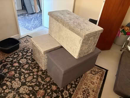 Photo of free 3 x large ottoman’s (TA1 5) #2