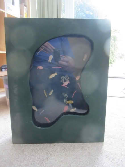 Photo of free A fish pond artwork which could be used as is or repurposed (Loughton IG10) #1