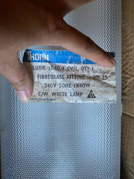 Photo of free Large light - garage? (Aldrington BN3) #1