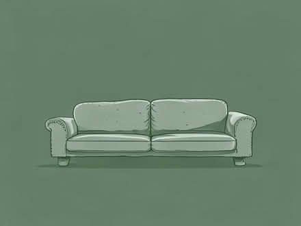 Photo of free Brown leather sofa (Wisbech PE13) #1