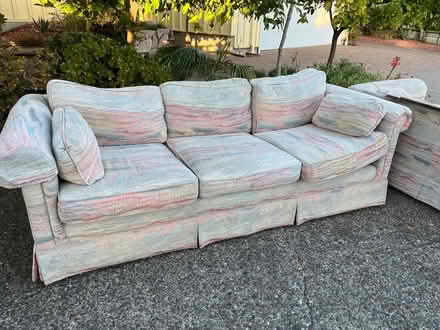 Photo of free Couch/love seat (San Rafael, CA) #1