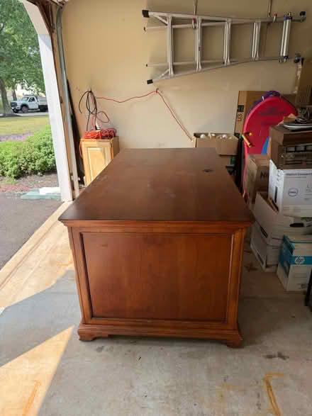 Photo of free Big Solid Wood Desk (Franconia/ Souderton) #4
