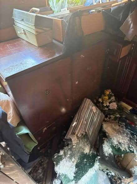 Photo of free Antique cupboards (2) (SW18 4QZ) #2