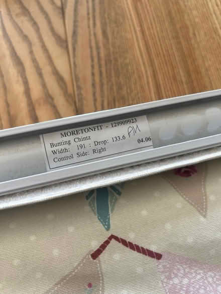 Photo of free Roman blind (Bowbrook SY5) #2