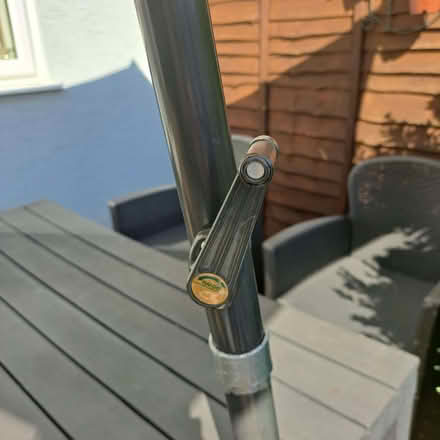 Photo of free Large cream garden parasol (Charminster BH8) #3