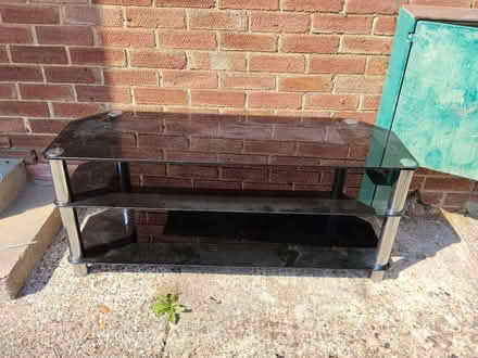 Photo of free Large glass TV media unit (Mk17 8up) #1