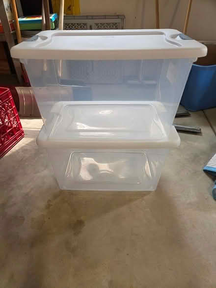 Photo of free Storage bins (Howell) #1