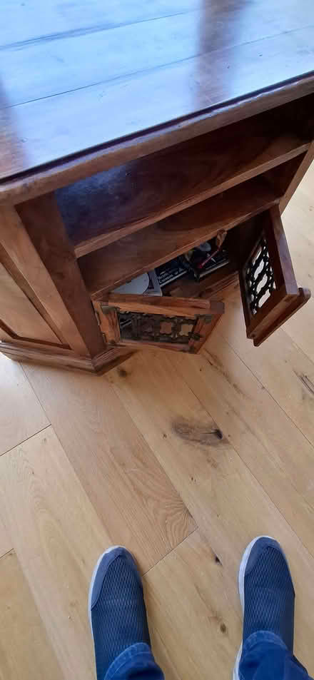 Photo of free Rustic corner TV stand (Old Milverton CP CV32) #2