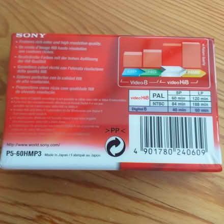 Photo of free Sony Video Recording Tapes (Wayfield ME5) #2