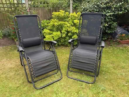 Photo of free Two zero-gravity deckchairs (Wallasey CH45) #1