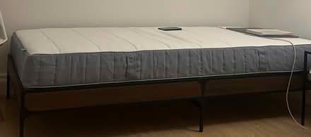 Photo of free Wooden Bed Frame and Mattress (Bayswater W2) #1