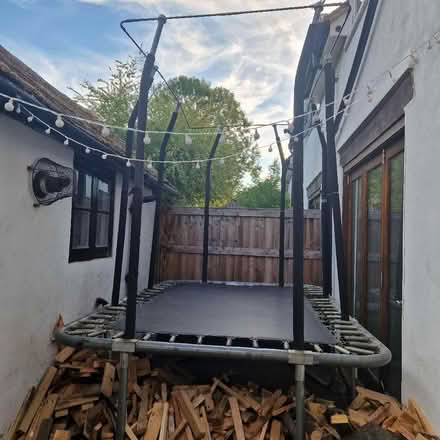 Photo of free 6'x9' rectangular trampoline (Chobham GU24) #1