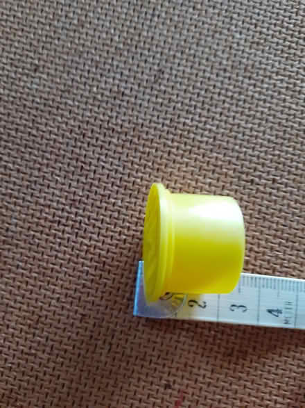 Photo of free bag of 200 approx yellow dust caps for crafts or play (Riverdene RG21) #2