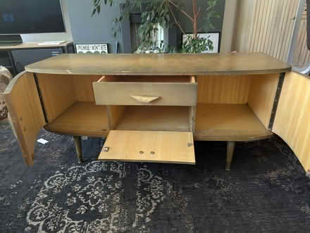 Photo of free 1960s Retro Vintage low sideboard. 120cm long, (Thames Ditton KT7) #3