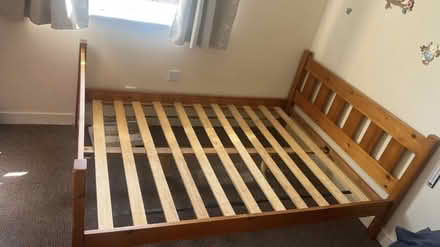 Photo of free Double bed frame (Wa87rw) #2