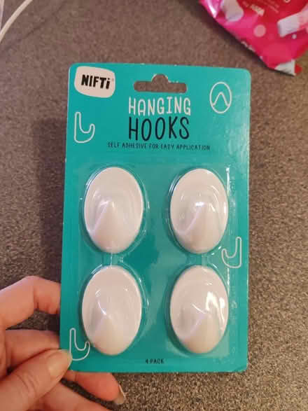 Photo of free Pack of 4 sticky hooks (Barbourne, WR1) #1