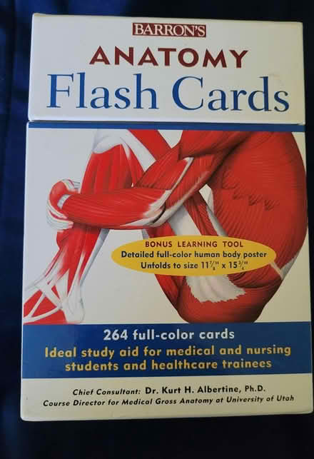 Photo of free NEW Anatomy Flash Cards (Los Altos Hills, CA) #1