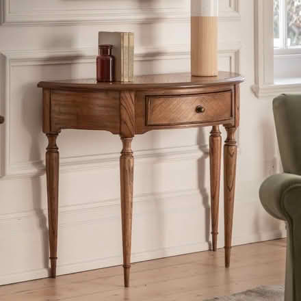 Photo of Half moon table/entry table (Swindon Village GL50) #1
