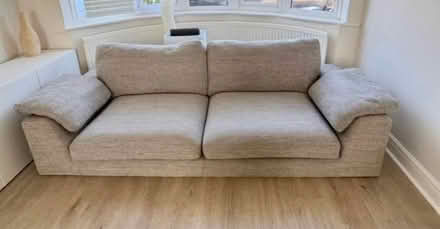 Photo of free Must go this weekend! 4 seater sofa (North cheam SM3 9) #1