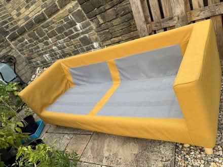 Photo of free IKEA Parup 3 Seater Sofa in Yellow (Saltaire BD18) #2
