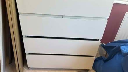Photo of free White Ikea Malm Chester of drawers (Willesden Green NW10) #2
