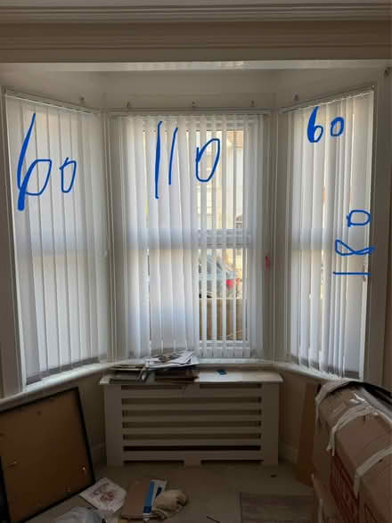 Photo of free Vertical blinds x 3 (SW18 4QZ) #1
