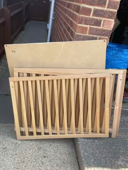 Photo of free Wooden play pen (Gloucester) #1