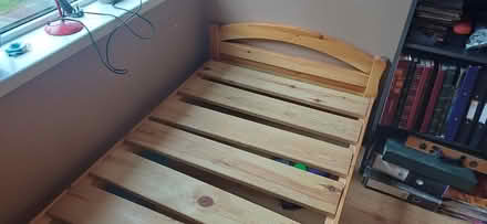 Photo of free Single pine bed (Clonsilla Dublin 15) #3
