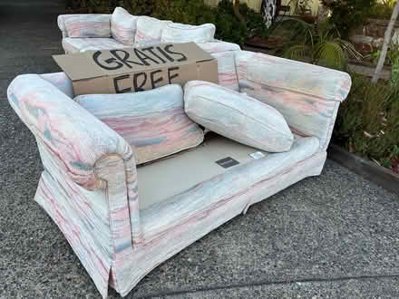 Photo of free Couch/love seat (San Rafael, CA) #3