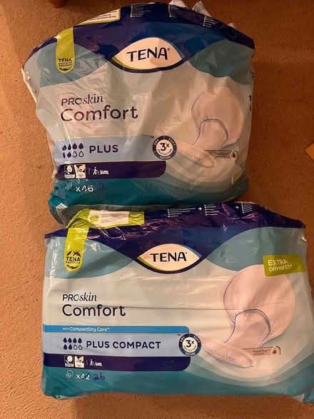 Photo of free Opened Packs Incontinence Pads (Braunstone Town LE3) #1