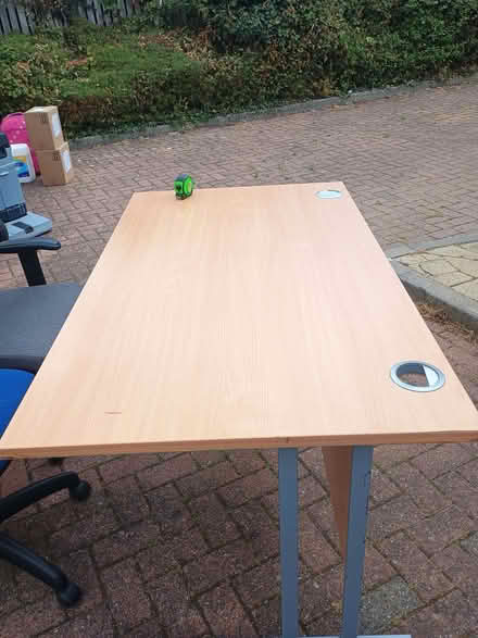 Photo of free Desk and 2 chairs (Kirk Levington TS15) #2