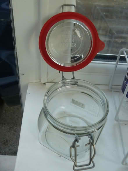 Photo of free Small kilner-style jar with metal clasp H:4" W:4" (Kempsey WR5) #3
