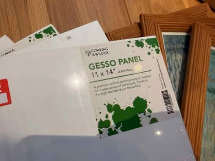 Photo of free Gesso panels (4) & frames(4) (Highbury N5) #2
