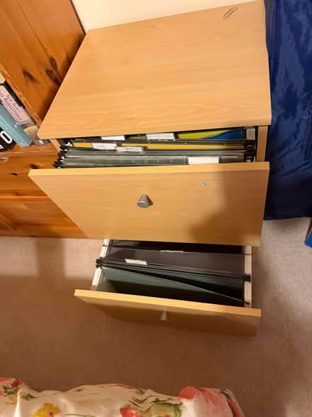 Photo of free 2 drawer filing cabinet (collection from B93 Knowle (Knowle B93) #2