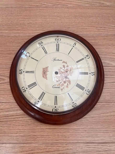 Photo of free Wooden clock face (West Derby L12) #1