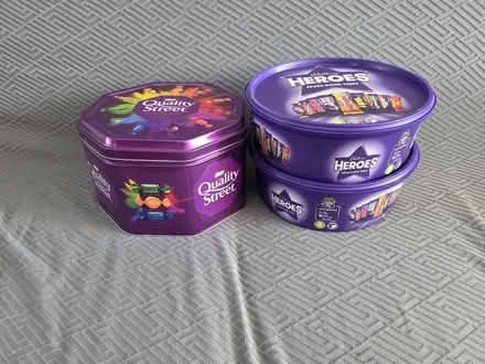 Photo of free Empty sweet tin and tubs (Brentwood CM13) #1