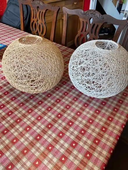 Photo of free 2 string lamp shades (Shurdington GL51) #1