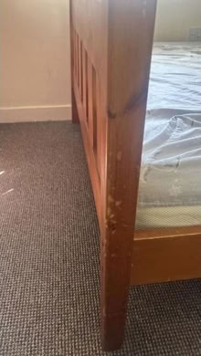 Photo of free Double bed frame (Wa87rw) #3