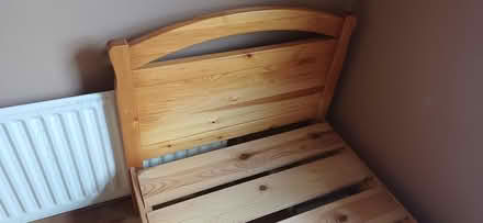 Photo of free Single pine bed (Clonsilla Dublin 15) #2