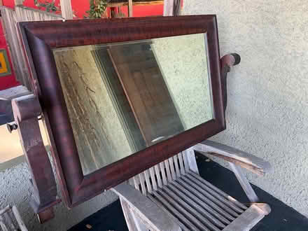 Photo of free Wood framed Mirror (Oakland near lake Merritt) #1