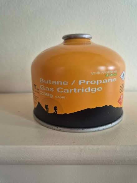 Photo of free Camping gas cylinder (full) 230g (Romford RM1) #2