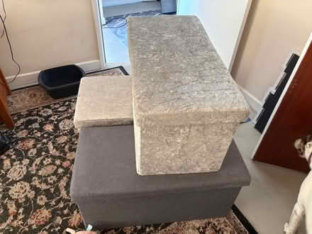 Photo of free 3 x large folding ottomans (Bishops Hull TA1) #3