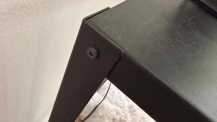 Photo of free Black metal desk (W24LY) #3
