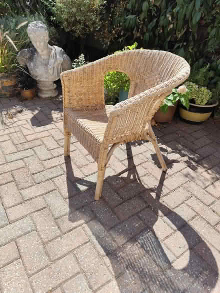Photo of free Wicker chair (Tonbridge TN10) #1