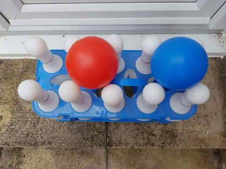 Photo of free Plastic bowling pins & balls (Kendal LA9) #2