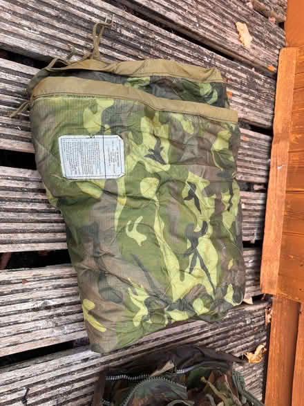 Photo of free NATO issue day sack, sleeping bag, belts and poncho lining (Abingdon Business Park OX14) #2