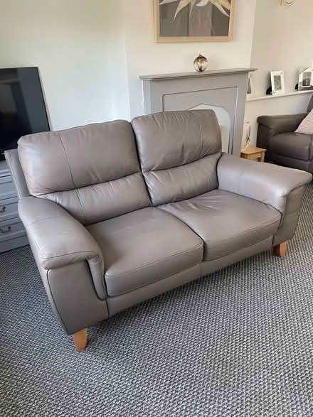 Photo of free leather couch (Scarisbrick, ormskirk) #1