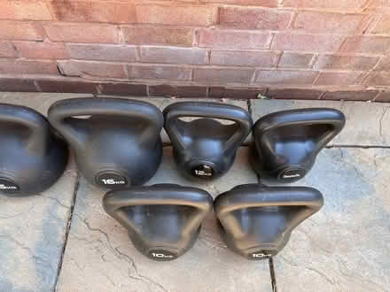 Photo of free Mixed weight large kettle bells (Heath Hayes WS12) #3